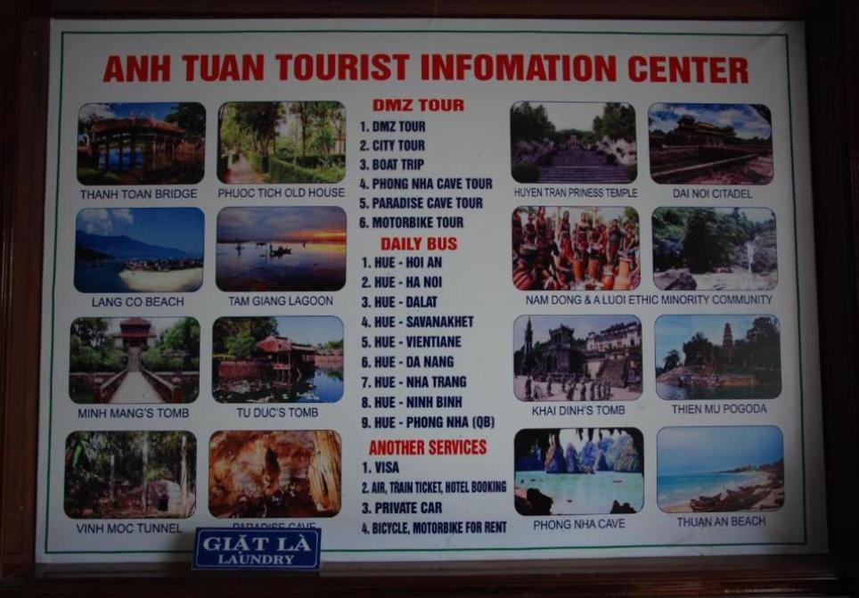 Anh Tuan Hotel Hue Exterior foto